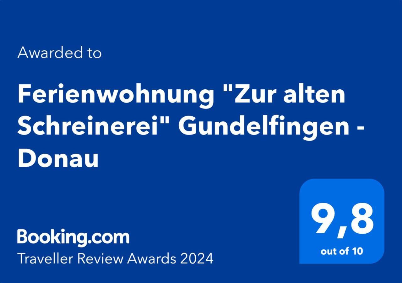 Ferienwohnung "Zur Alten Schreinerei" Gundelfingen - Donau Gundelfingen an der Donau 外观 照片